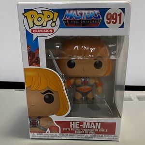 Funko He-Man Pop! #991 Vinyl Figure with Orange and Blue Accents